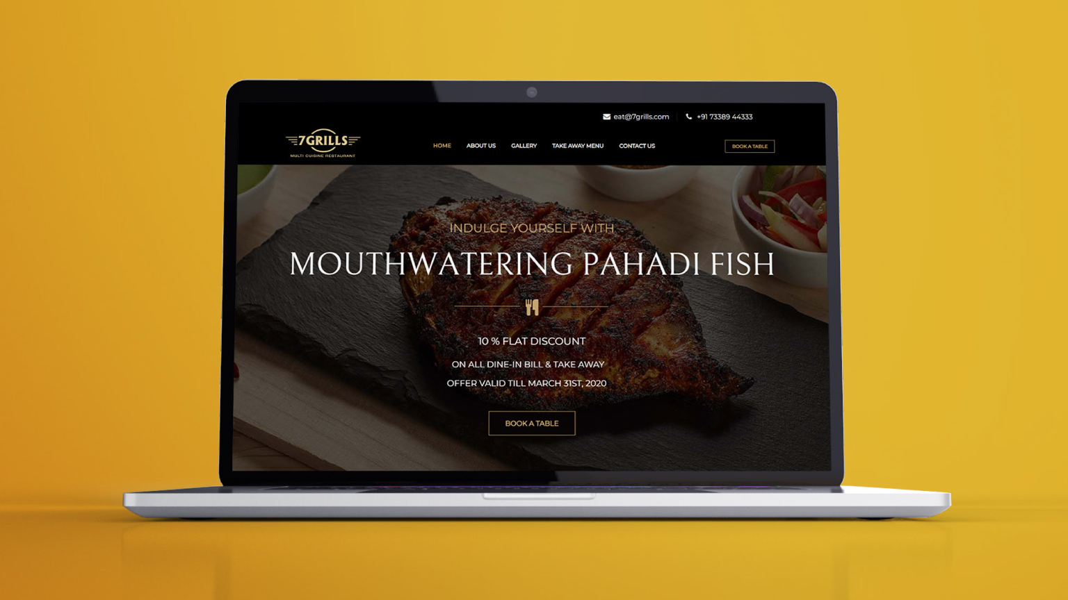 7Grills Website Development